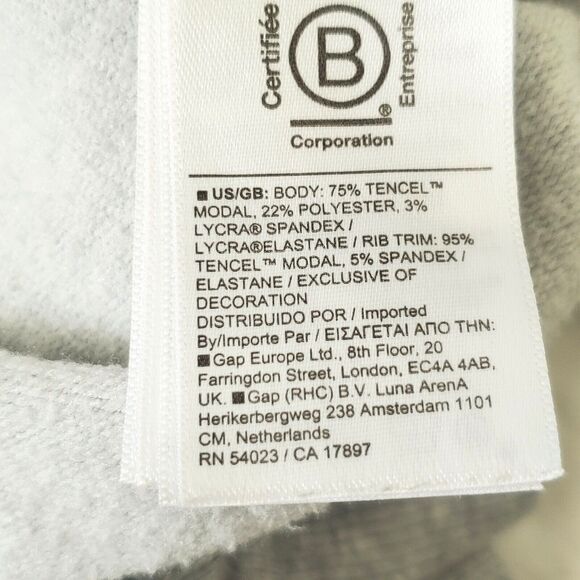 Athleta Apollo Crewneck Sweatshirt Size Medium Gray Pullover Athleisure - Picture 10 of 12